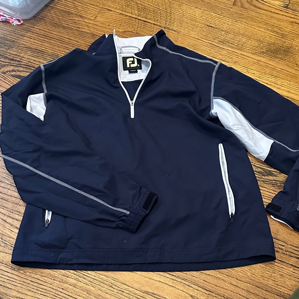 FootJoy Navy and White Men's Jacket